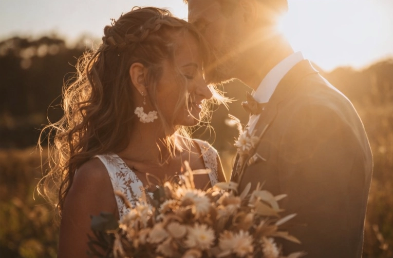 Les mariés en Provence